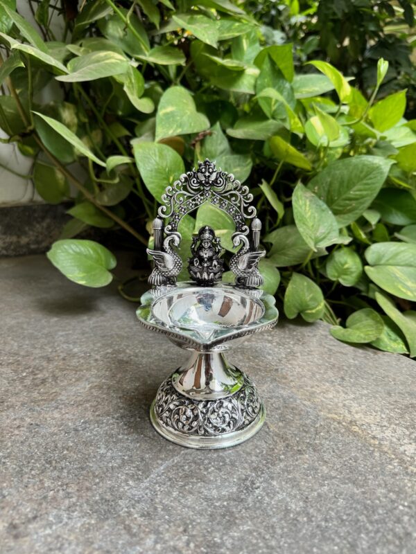 ANTIQUE GERMAN SILVER MINI VIZHAKKU