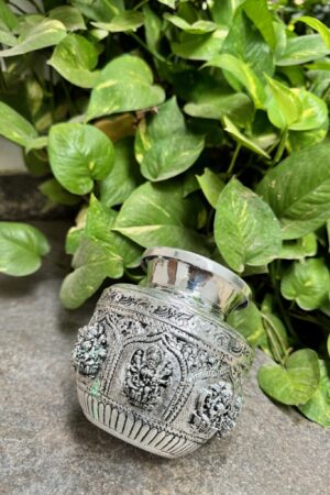 ANTIQUE GERMAN SILVER LAKSHMI SOMBHU