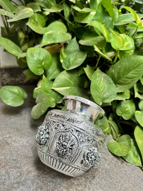 ANTIQUE GERMAN SILVER LAKSHMI SOMBHU