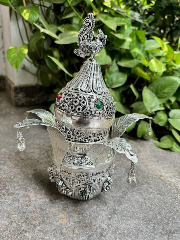 ANTIQUE GERMAN SILVER KALASAM SET
