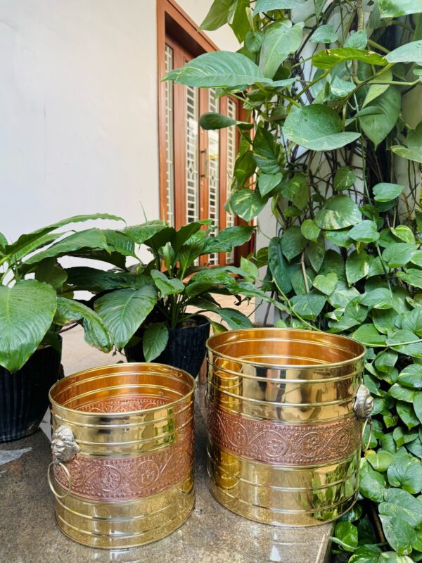 BRASS PLANTER