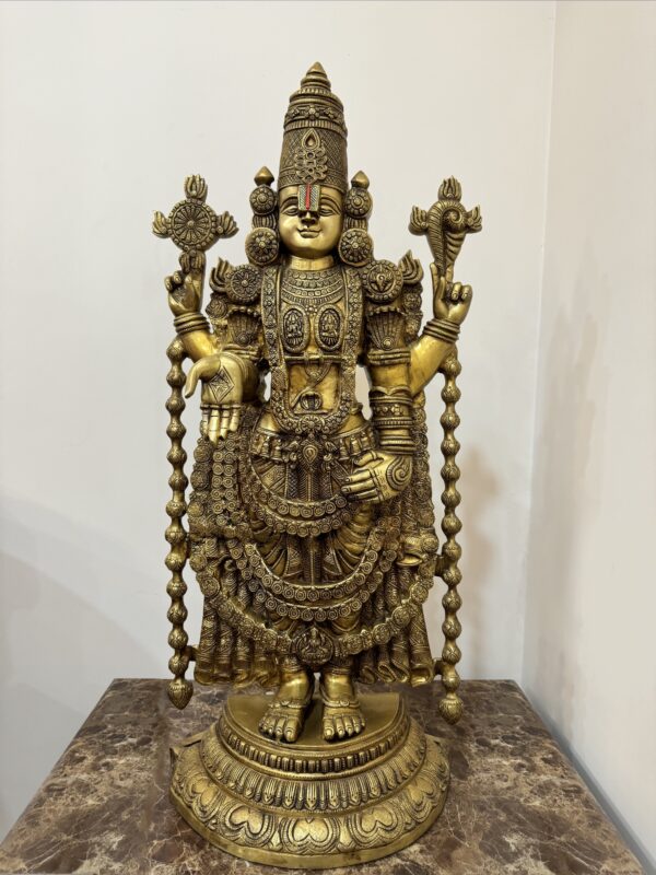 TIRUPATHI BALAJI BRASS IDOL