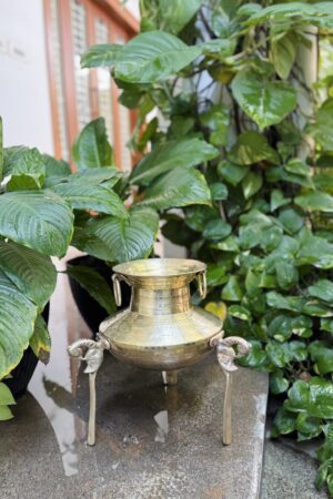 ANTIQUE PEACOCK PLANTER