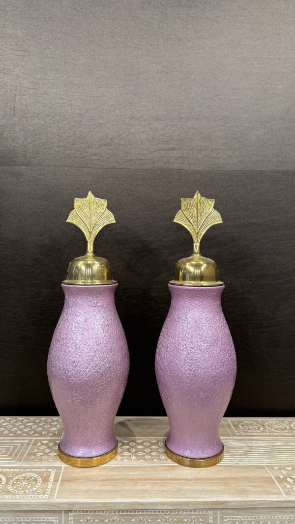 PURPLE TEXTURED VASE