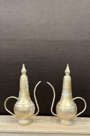 RUSTIC GOLD PITCHER VASE