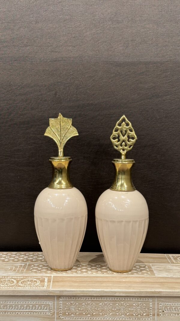IVORY VASES