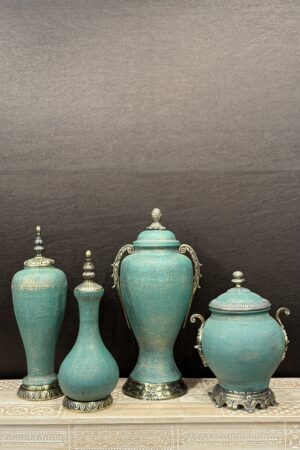 TEAL VASE