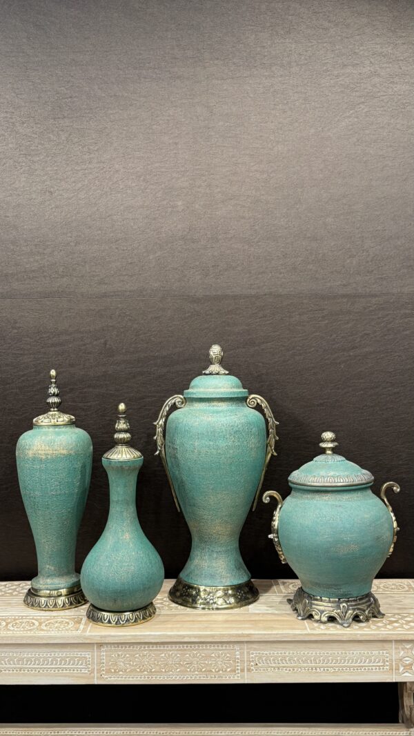TEAL VASE