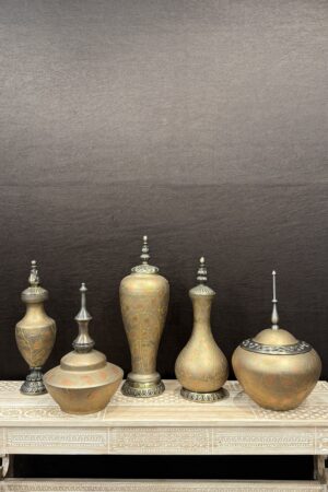 BRONZE ORANGE VASE