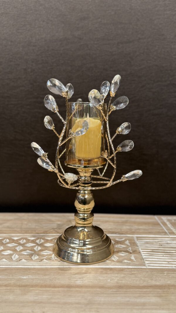 CRYSTAL CANDLE STAND