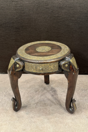 BRASS ENGRAVED ELEPHANT MUKKALI