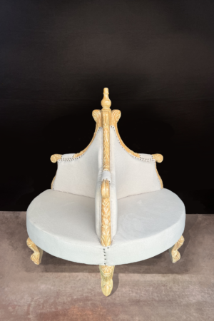 ROUND WOODEN SOFA