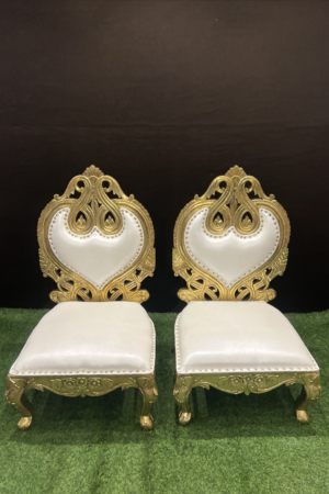 GOLDEN HEART CHAIR - WHITE
