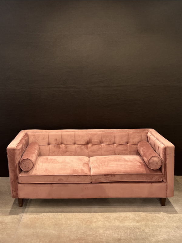 RUSTIC PINK MERIDIEN SOFA (3 seater)