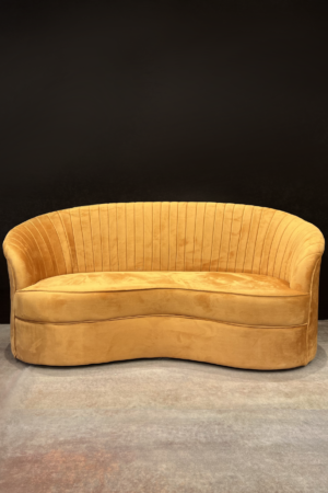 SHELL SOFA- ORANGE (3 seater)