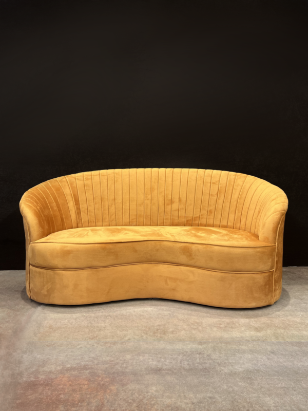 SHELL SOFA- ORANGE (3 seater)