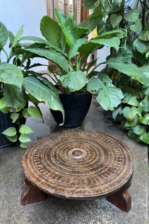 WOODEN ENGRAVED MUKKALI