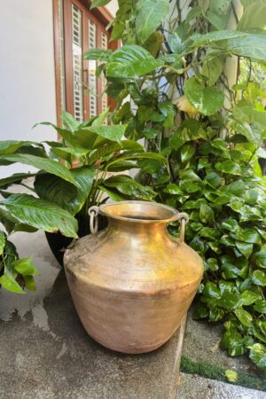 ANTIQUE BRASS WATER POT