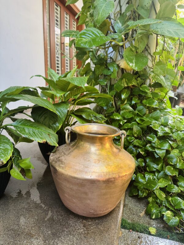 ANTIQUE BRASS WATER POT