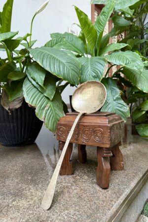 BRASS ROUND LADLE SPOON