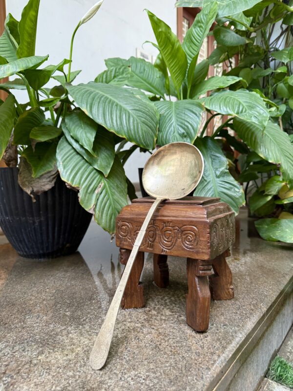 BRASS ROUND LADLE SPOON