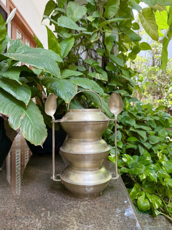 ANTIQUE BRASS TIFFIN BOX