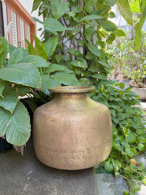 LARGE BRASS WATERPOT