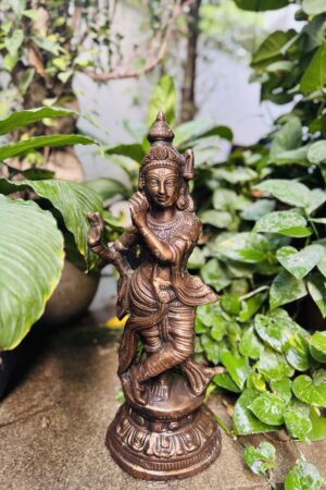 BRONZE KRISHNA IDOL
